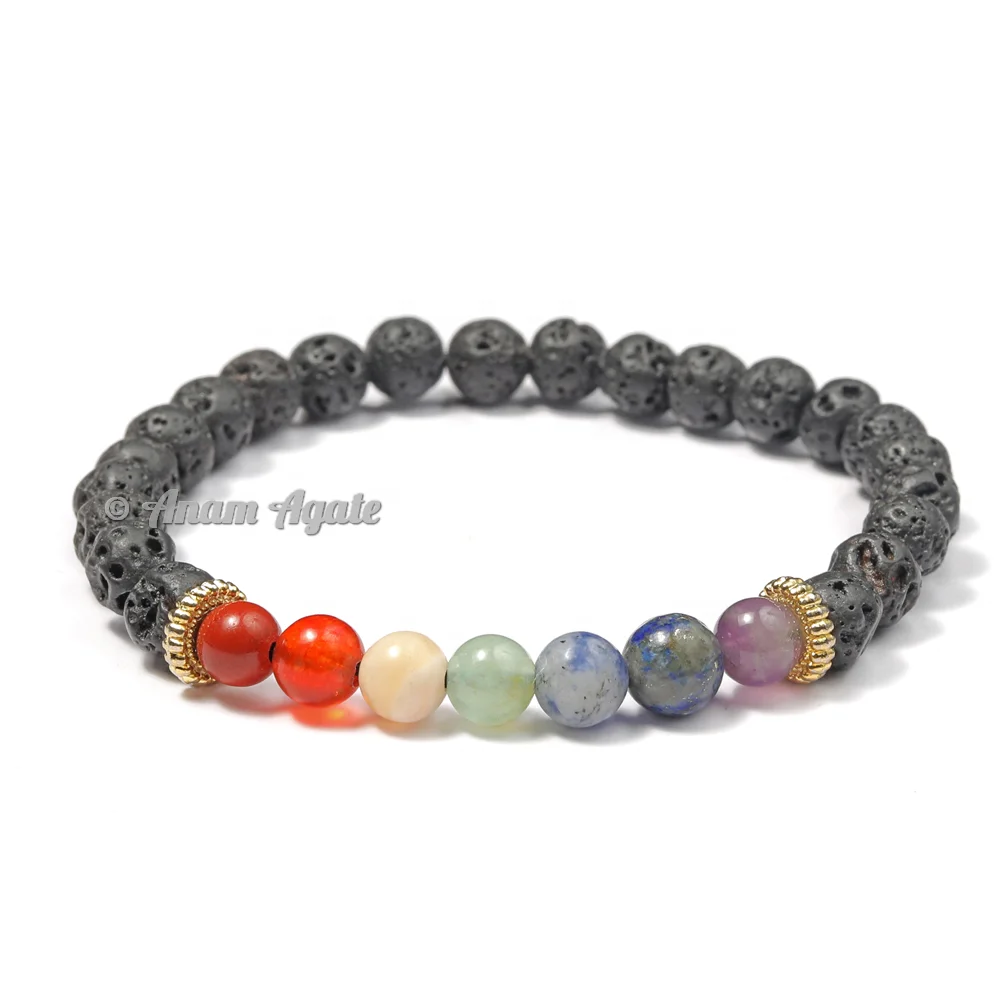 Evil Eye Chakra Beads Bracelets for Sale Buy Online Best Quality Natural Crystals Beads Bracelet Handmade Men Women Stretchy