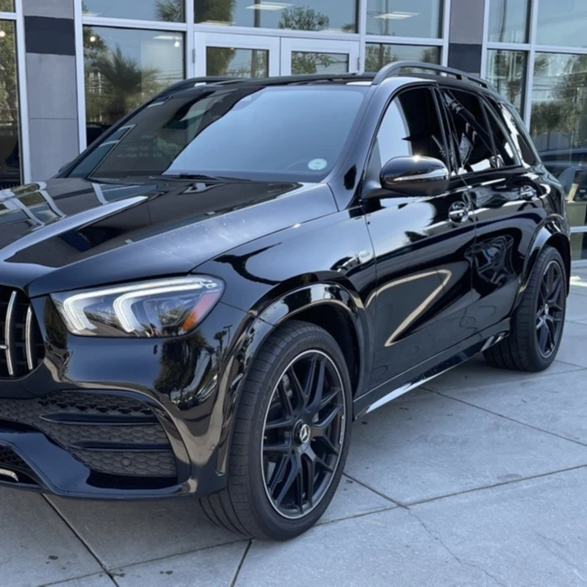 2020-2019 хорошо использованный Mercedes GLE 63 внедорожник дизельный двигатель с турбонаддувом внутренний авд-привод R17 Размер шины из кожи алюминиевый сплав