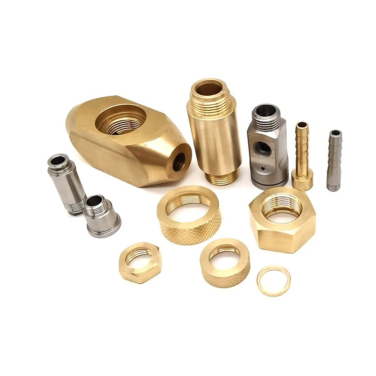 OEM Custom Precision Polishing Aluminum Brass Stainless Steel Prototype Service CNC Lathe Turning Components