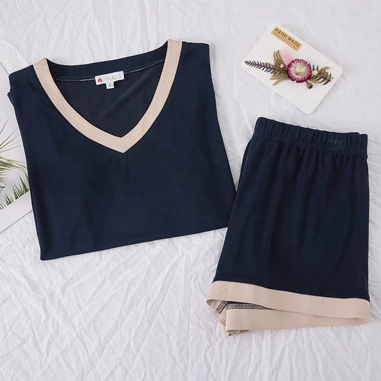 Custom Wholesale Ladies Soft Comfortable Bamboo Viscose Pyjamas Women 2 Piece Sleepwear Sets Pajamas Short Sets For Women