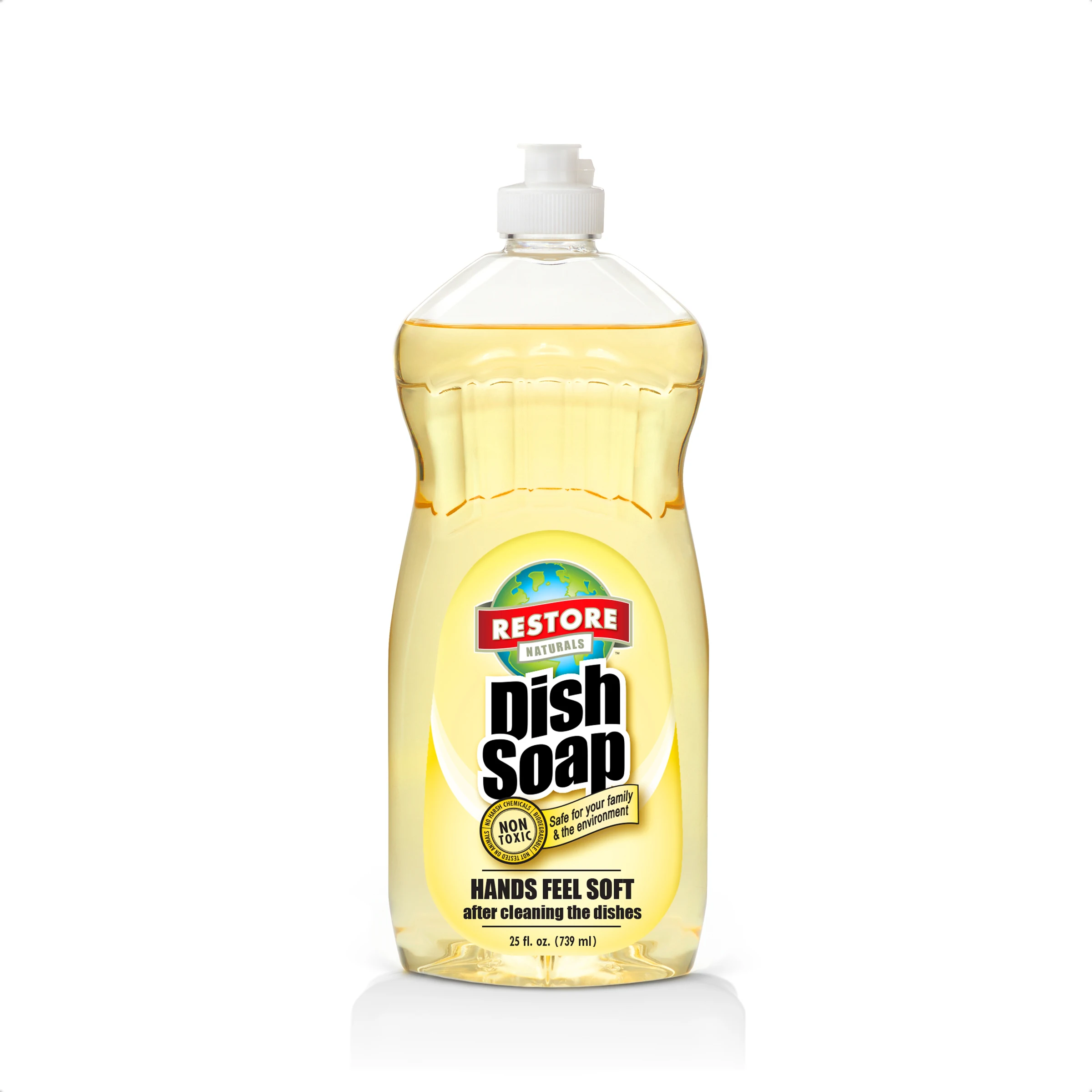 Environmentally Safe Dish Soap that Leaves Hands Feeling Soft (25 fl. oz. / 6 pack)