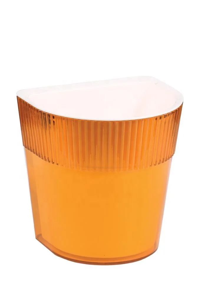 hotsales Nursery Pot Outside Red Flower Pot Cheap Price PP Plastic Double Black Inside Modern Pots_for_plant Plastic For Flowers