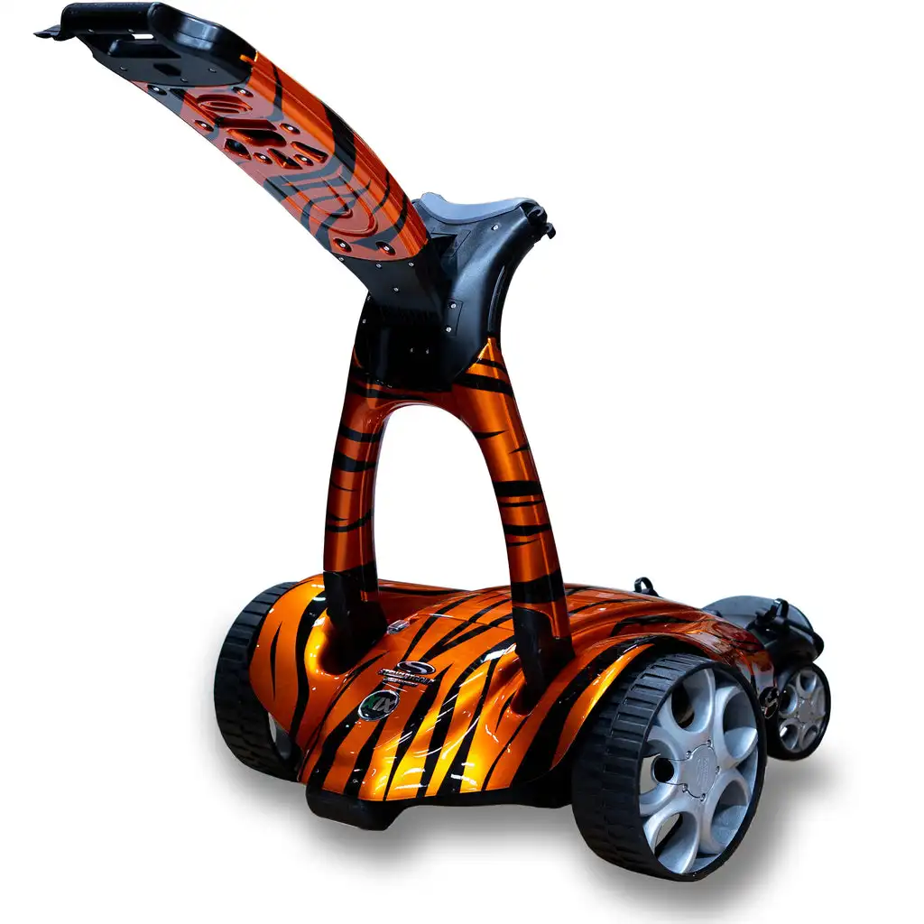 ORDER HOT STUFF Stewart Golf X15 Edition Follow Signature Range Electric Trolley Cart