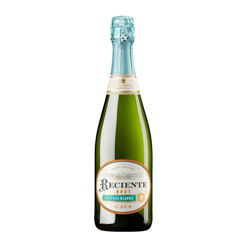 Top Quality Cava Dry White wine Sparkling Reciente 6x75cl great with snacks vegetables cheese pasta rice dishes