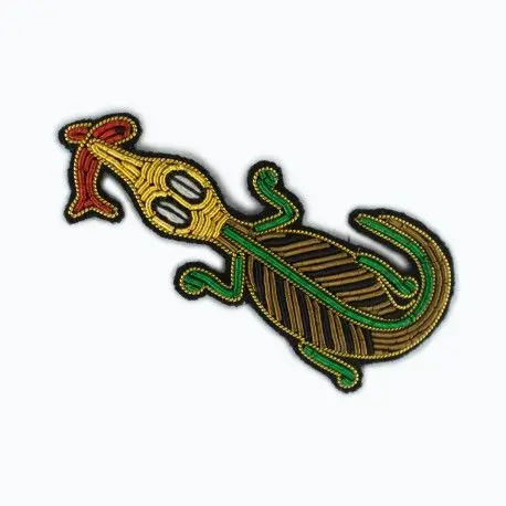 new French hand embroidery bullion wire brooch HAND  fashion brooch custom made jacket patches whisky bottle pin