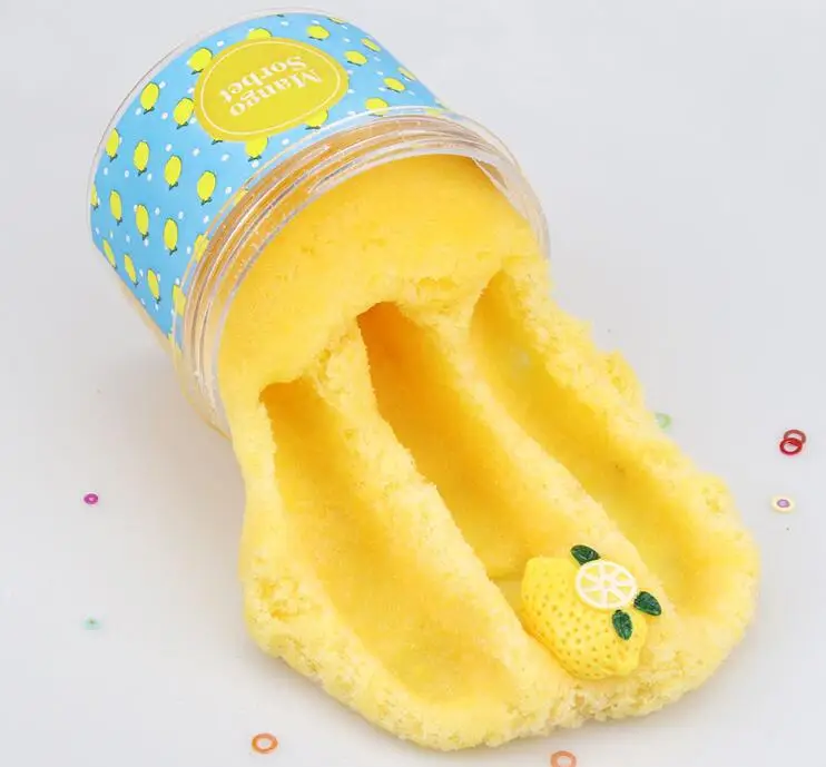 Manufacturer 70ml Fluffy Butter Slime Foam Ball Sugar Granules Diy Icecream Slime Kit Toy For Kids