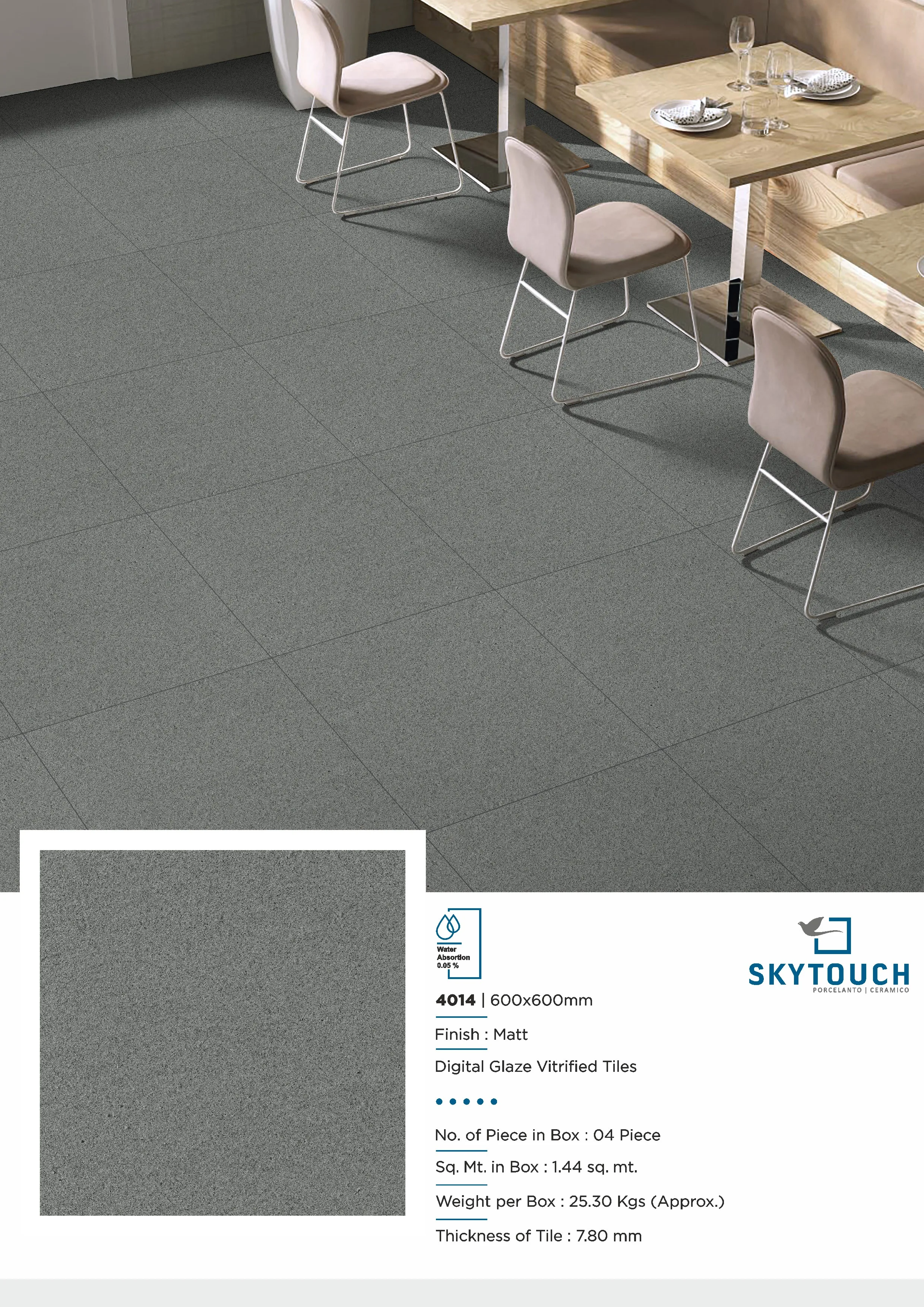 Ceramic marble porcelain glazed flooring Tiles 600x600mm from India