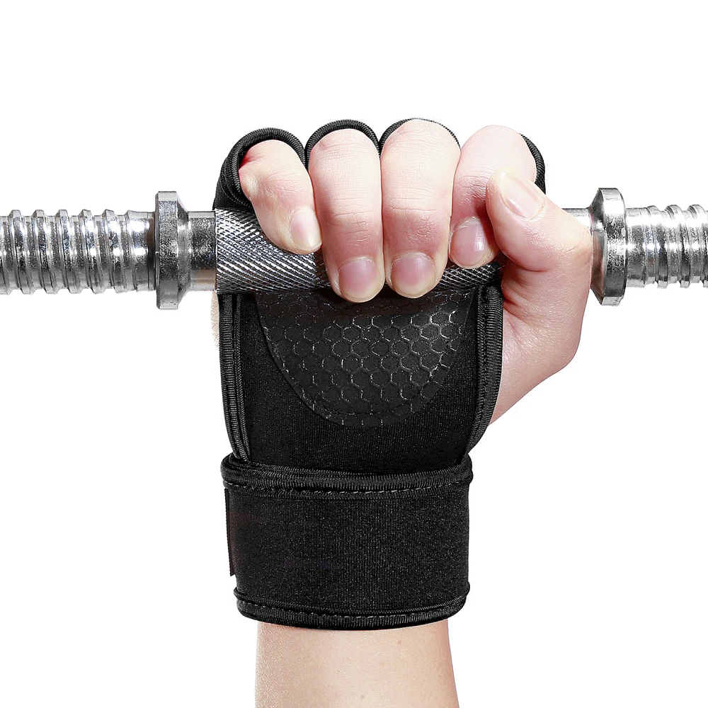 Factory Price Low MOQ Weight Lifting Gym Gloves with Anti-Slip Palm for Workout Exercise Training Fitness and Bodybuilding