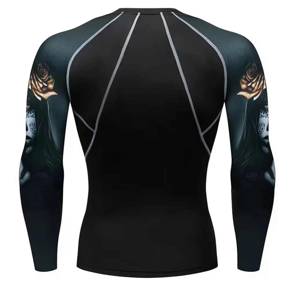Custom Clothing Rush Guard Sun Protection Clothing Men Compression Shirt Rashguard Men Rash Vests Rash Guard Best rash guards