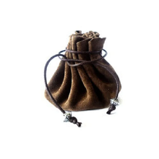 Indian Handmade Customised Suede Leather Pouch for Ladies Woman