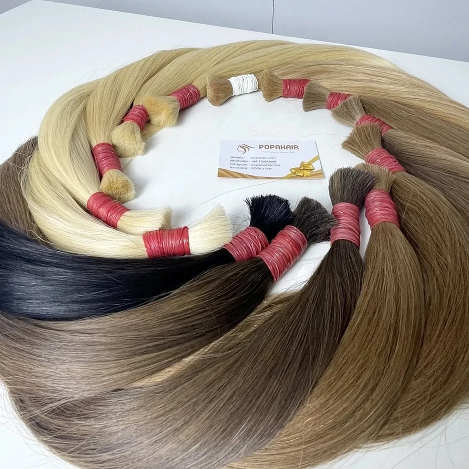 Hot New Arrive Ombre Color Top Trending Color Russian Tone, Bulk Hair For All Using Purpose, The Best Vietnamese Quality