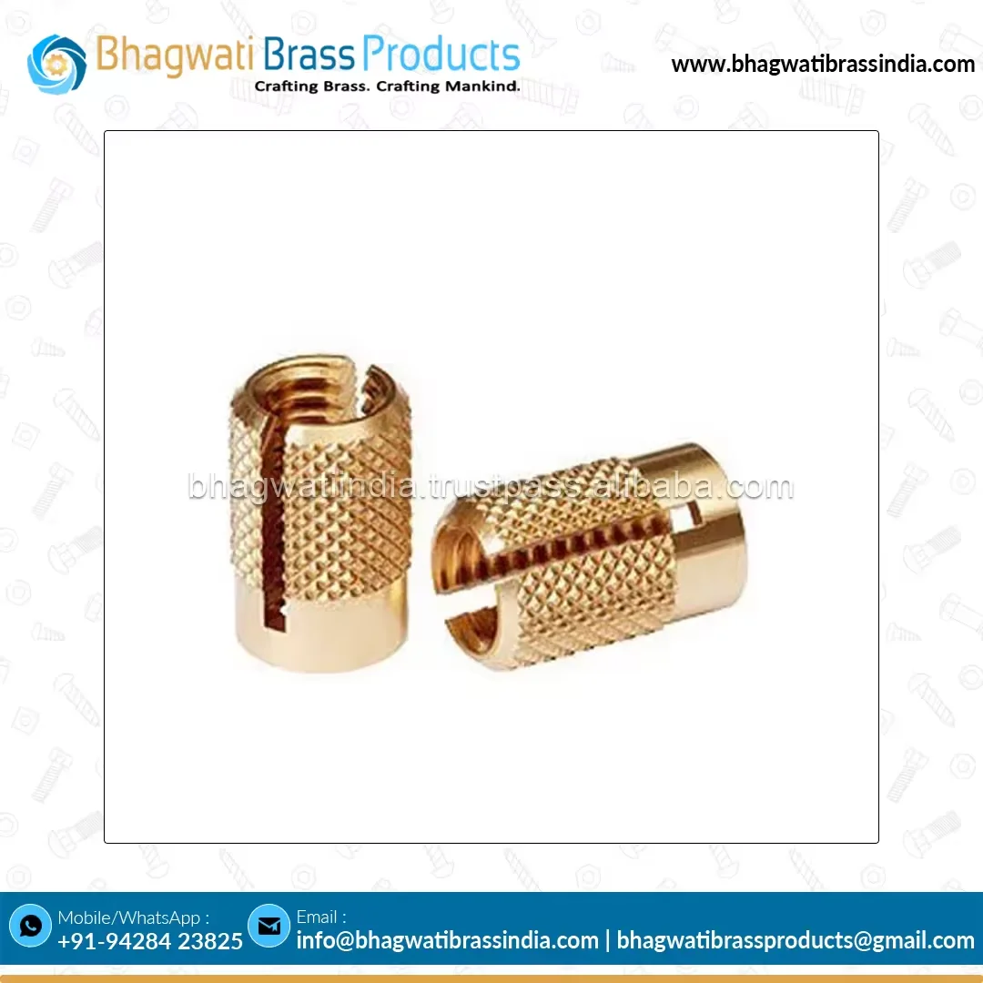 Buy New Technology Press In Insert Nuts with Customized Size Available Brass and Steel Metal Nut For Sale