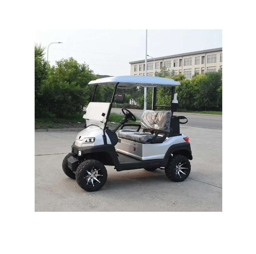 2024 The New Customized 5kw Motor Street Legal Grey Color Electric Golf Cart 6 Seater Used For Resort/hotel/beach In USA