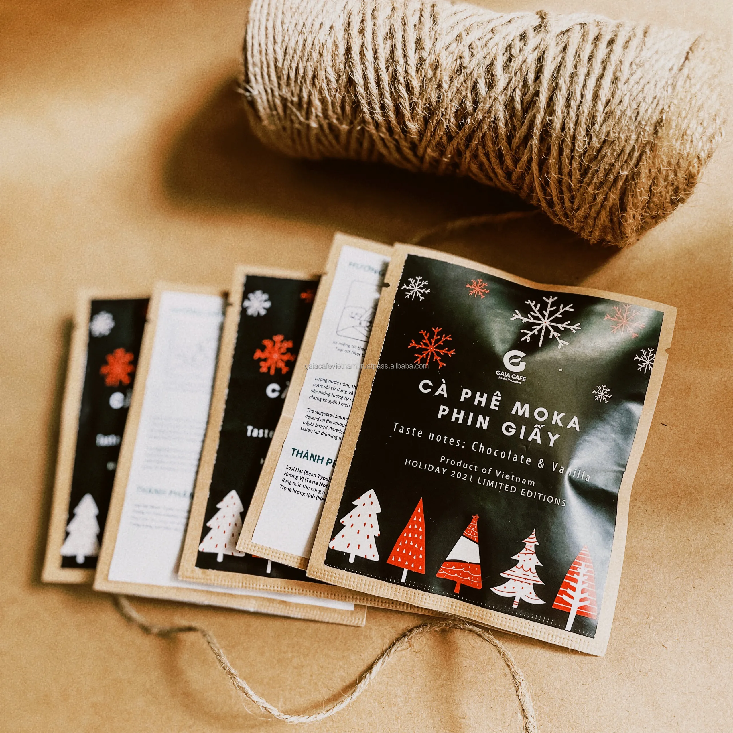 Ground Coffee Drip Bag Ready to Brew Pour Over Slow Drip Coffee Paper Filters with Hanging Ears  Premium Quality Coffee Beans