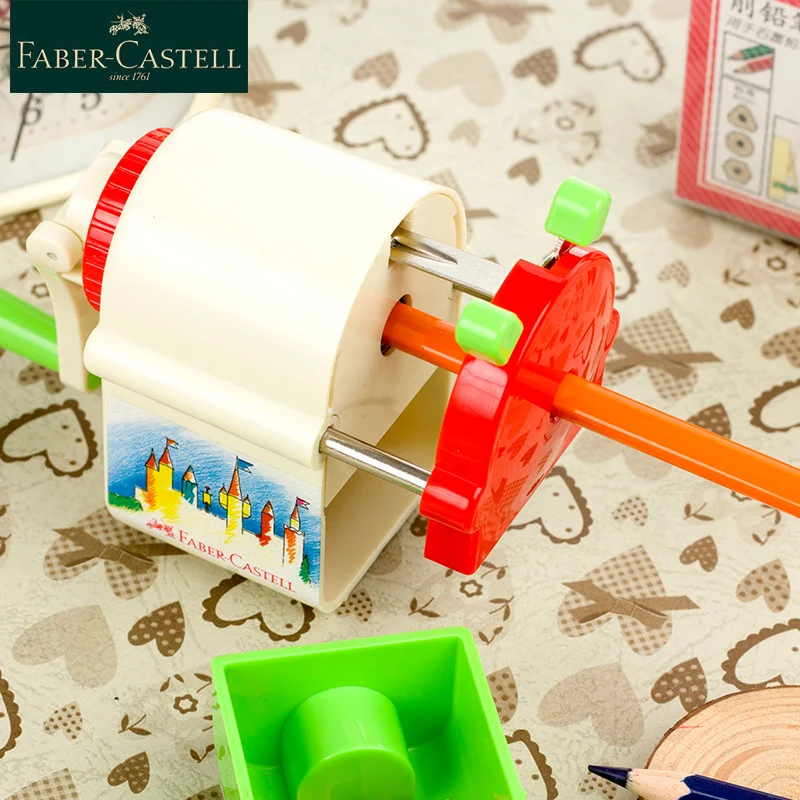 Faber Castell 2816 Hand crank standing single hole cute pencil sharpener for writing wooden pencil