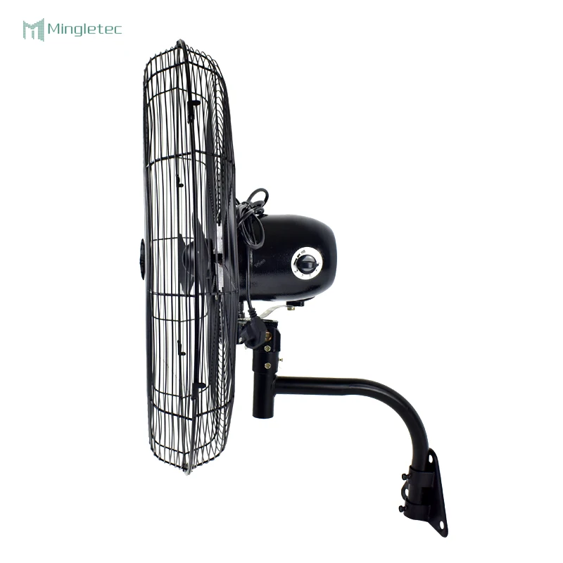 20 26 30 inch powerful Aluminum Blade DC Electric Industrial hanging oscillating Wall Fan
