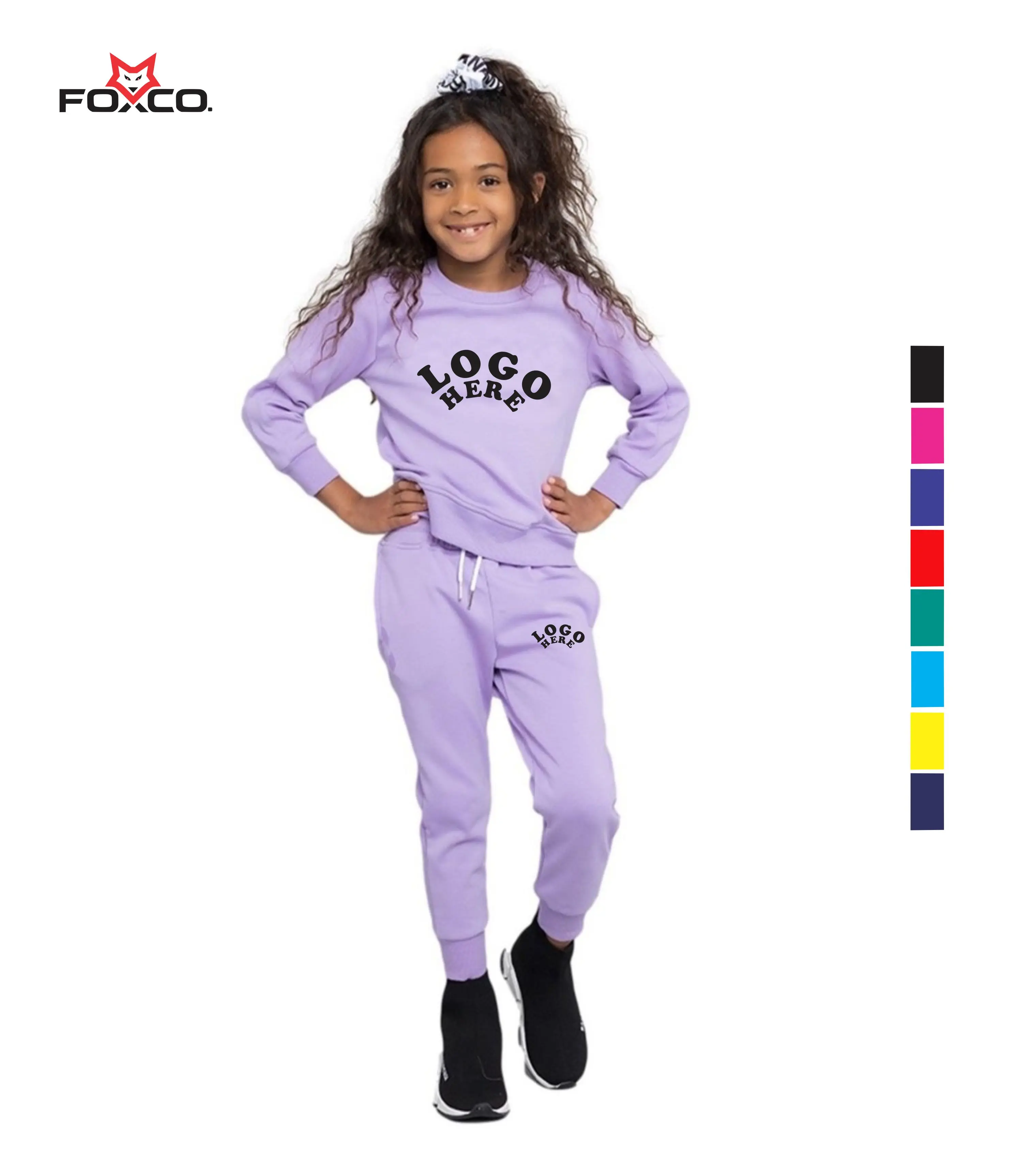 welcome to winter New Product Tracksuit For Children custom Sweatsuit  And Tracking Suit for Kids and young children