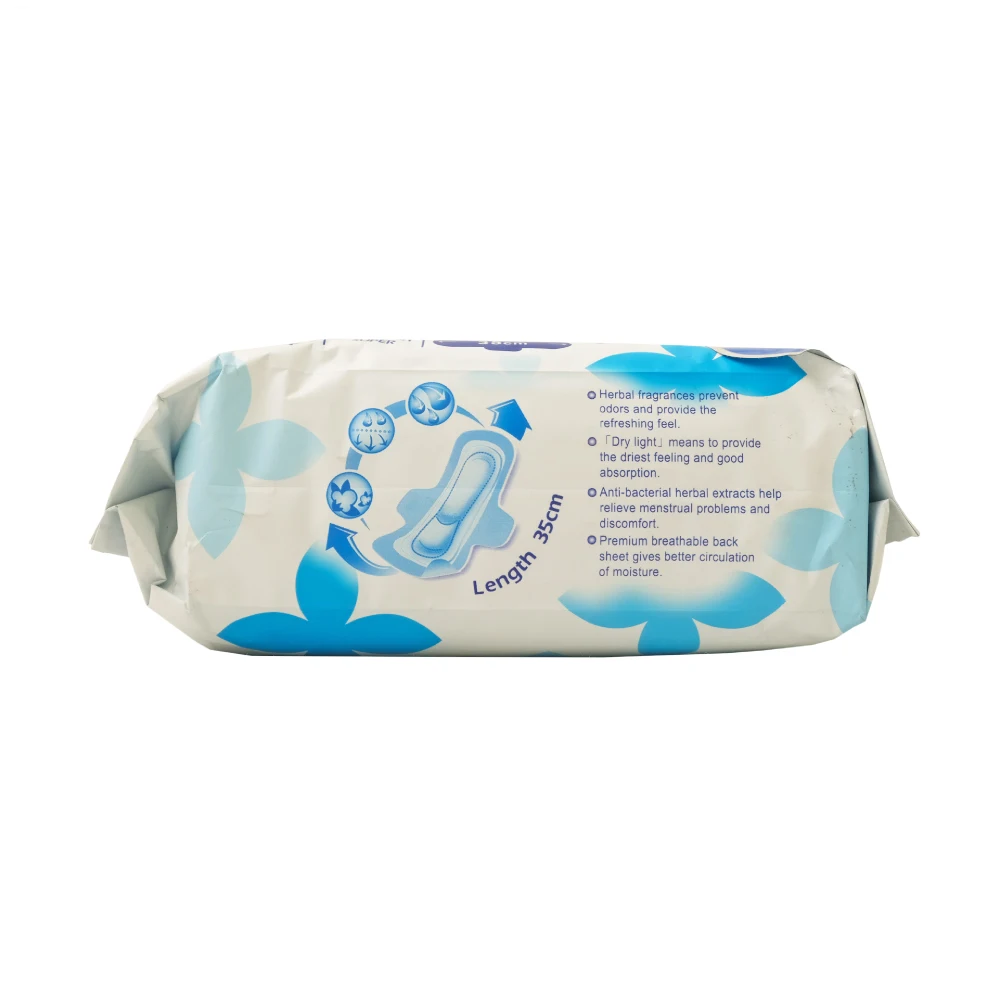 350mm Overnight ultra max sanitary pads Herbal hibis brands of sanitary pads