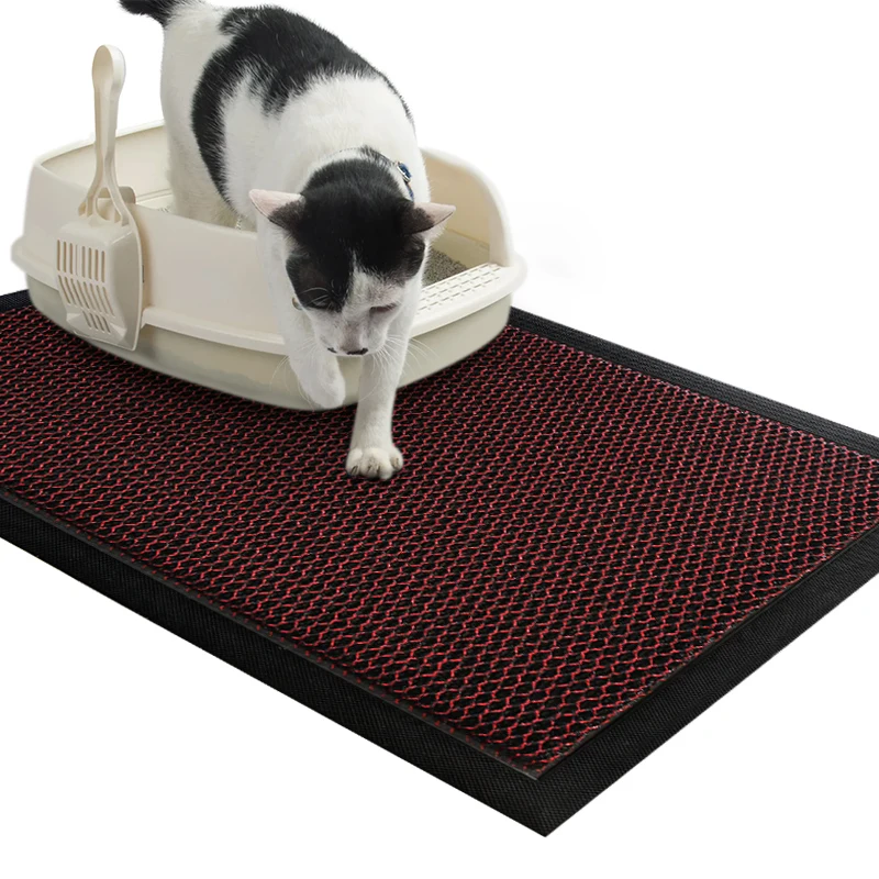 Multipurpose doormat Pvc Backed Outdoor Welcome Elastic Mesh Fiber Door Mats Suitable for pets