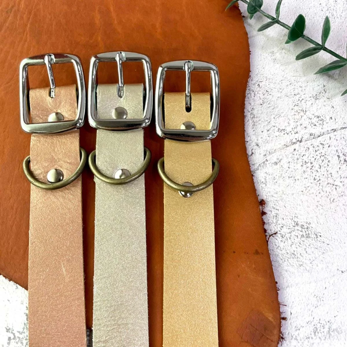 Кожаный Тактический собачий ошейник