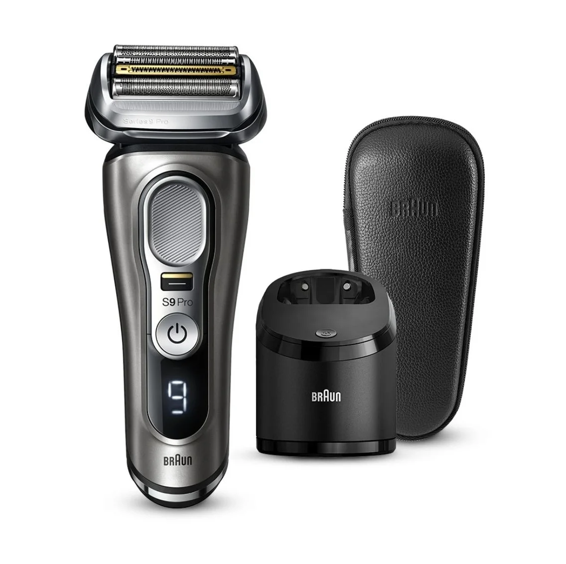 Электробритва Braun- Series 9-9465cc Pro из фольги с триммером для бороды Prolift & Clean Charge Smartcare