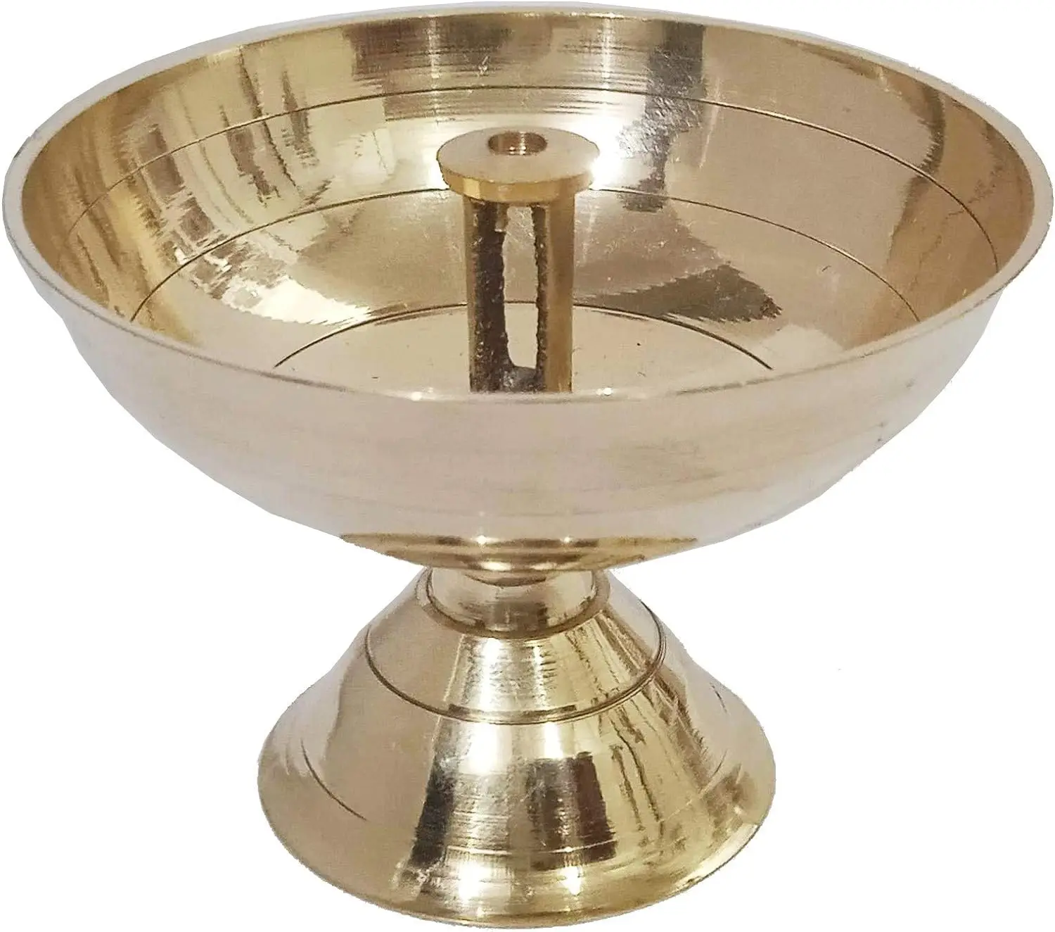 Puja Diwali Diya/Deepawali Deepak Oil Lamps Lantern Navratri Pooja Diya Engraved Christmas Gift Items Size- 5 inch