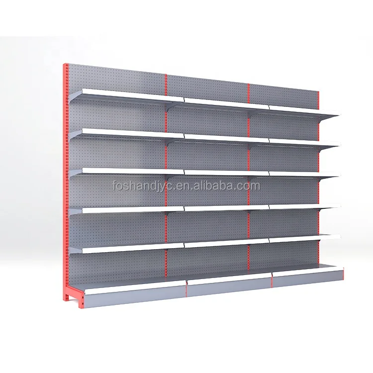 Modern Light/Heavy Duty Gondola Iron Supermarket Shelves Convenience Store Steel Metal Rack Display Store Grocery Shelves