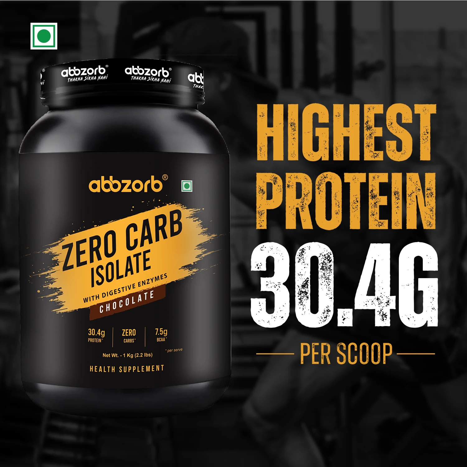 Premium Top High Quality Protein Zero Carb Chocolate Protein Powder Shake For Men & Women Available Low Carb Protein ( 1 KG )