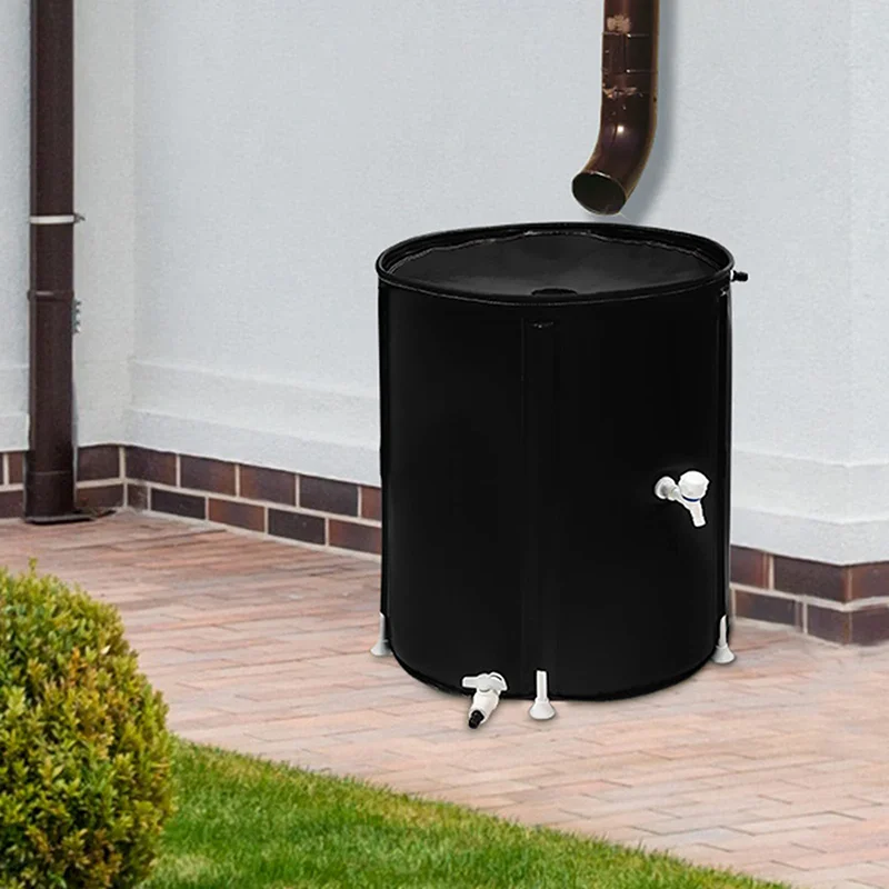 100Gallon Anti-Collapse Collapsible Rainwater Collection System,Portable Water Storage Tank,Garden Water Catcher