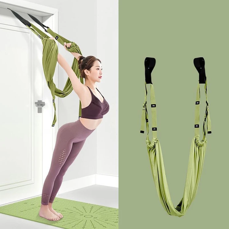Home Gym Aerial Yoga Hammock Set with Stretching Strap Fitness Pilates Flexibility Training Pilates Reformer Product Category