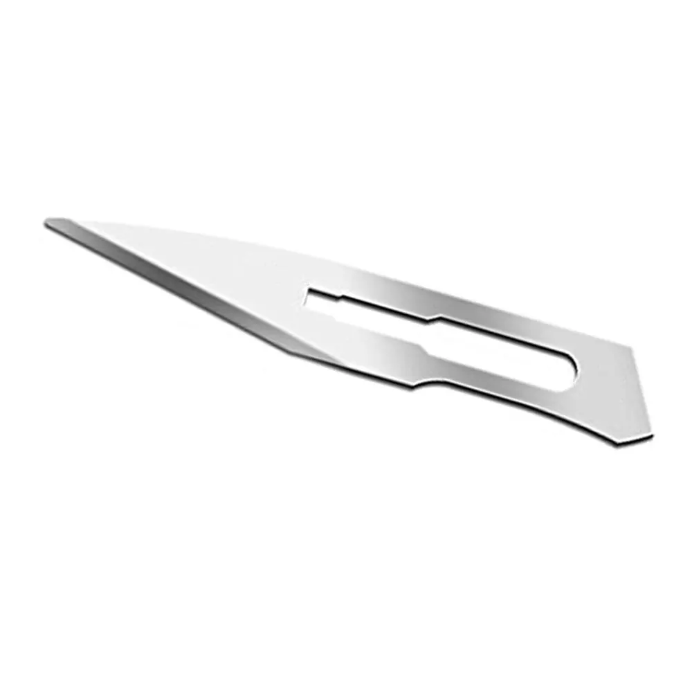 Wholesales Cheap Price Hospital Disposable Surgical Blade Scalpel Handle Surgical Blades Silver Steel Handle