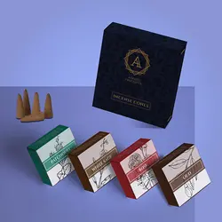 Standard Quality Home and Office Fragrance Incense Cones Natural for Meditation Aromatherapy and Yoga