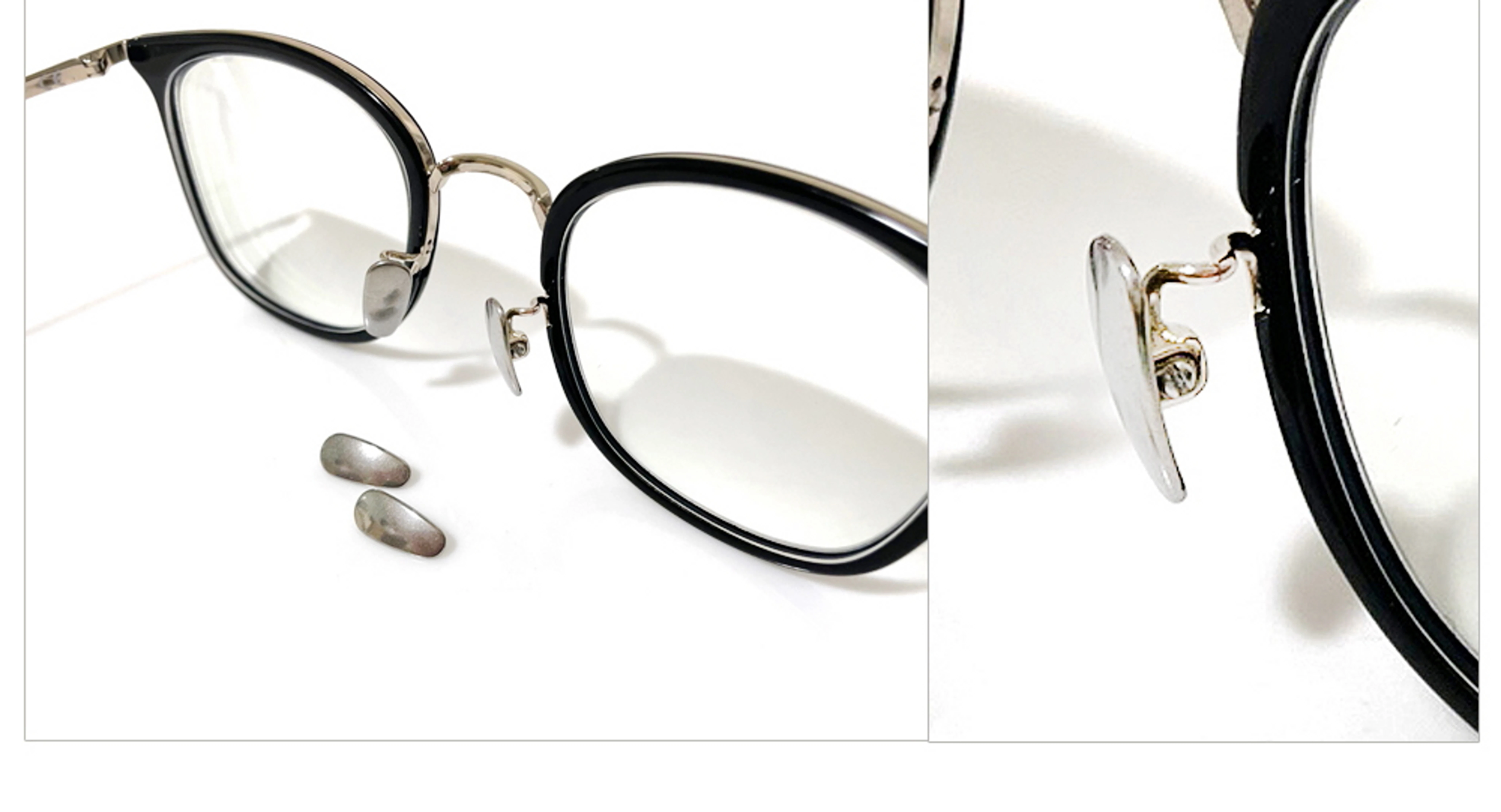 (MTIG) RoHS Titanium glasses nose pads colored black gold silver luxury design professional medical parts KOTRA