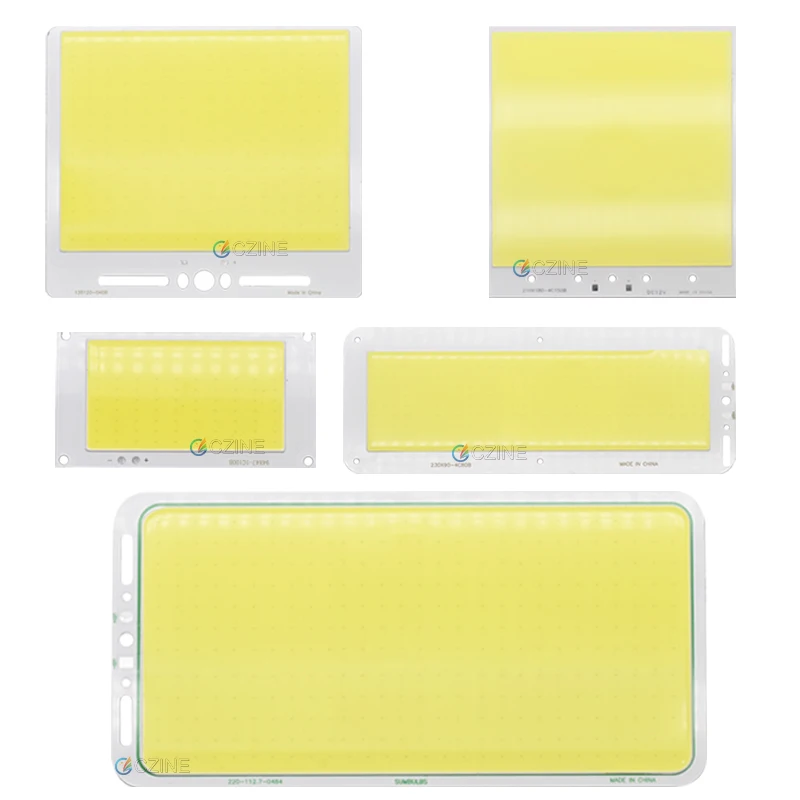210x180 220x112.7 230x90 135x120 94x47mm Chips Led Cob 50 w 12v 95 Cri 200w Led Cob Chip 6000k