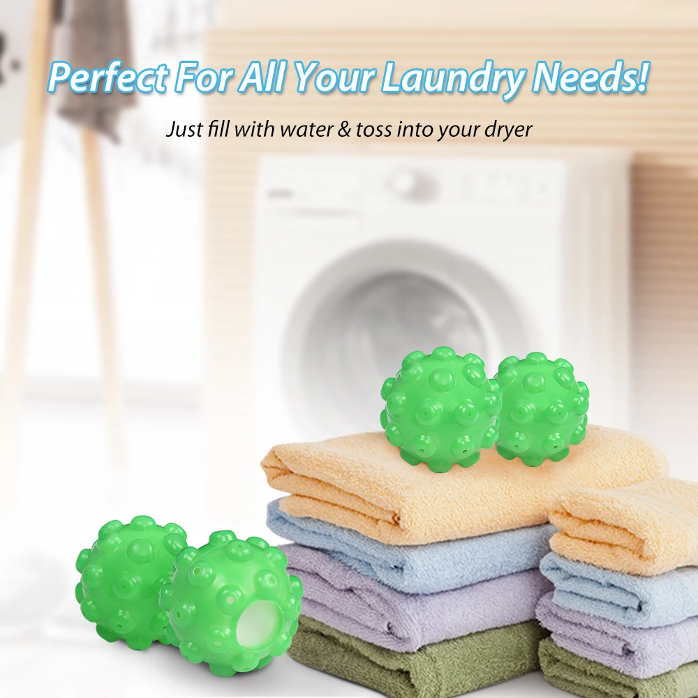 2 pcs in pack Reusable Silicone  Washing Balls  laundry plastic ball for washing machine