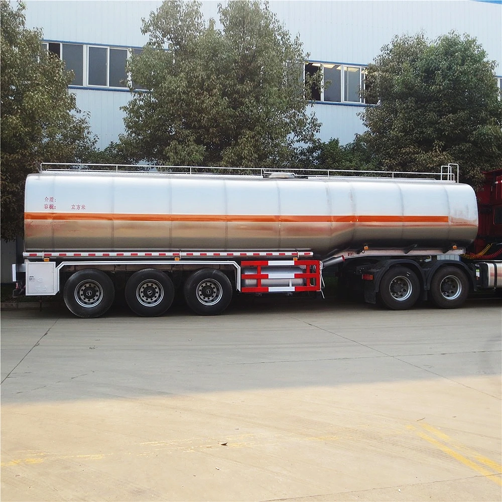 Improved 40m3 Cryogenic LCO2 Tank Semi-Trailer High-purity Cryogenic Liquid CO2 Transportation Tanker Trailer