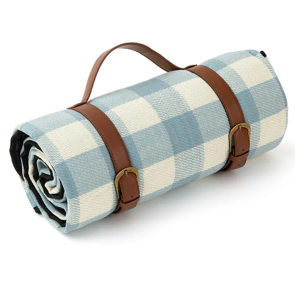 Одеяло для пикника Водонепроницаемый влагостойкий Большой Пляжный коврик портативный складной плед