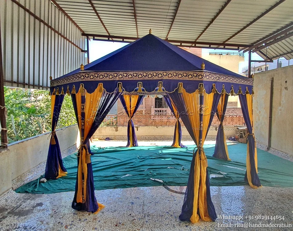 India Pavilion 5m  6m Gazebo Tent for Garden Party Birthday Wedding festival trade shows