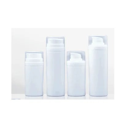 Empty White 30ml 50ml 100ml 120ml PP Plastic Cosmetic Packaging Container Serum Airless Lotion Pump Bottle