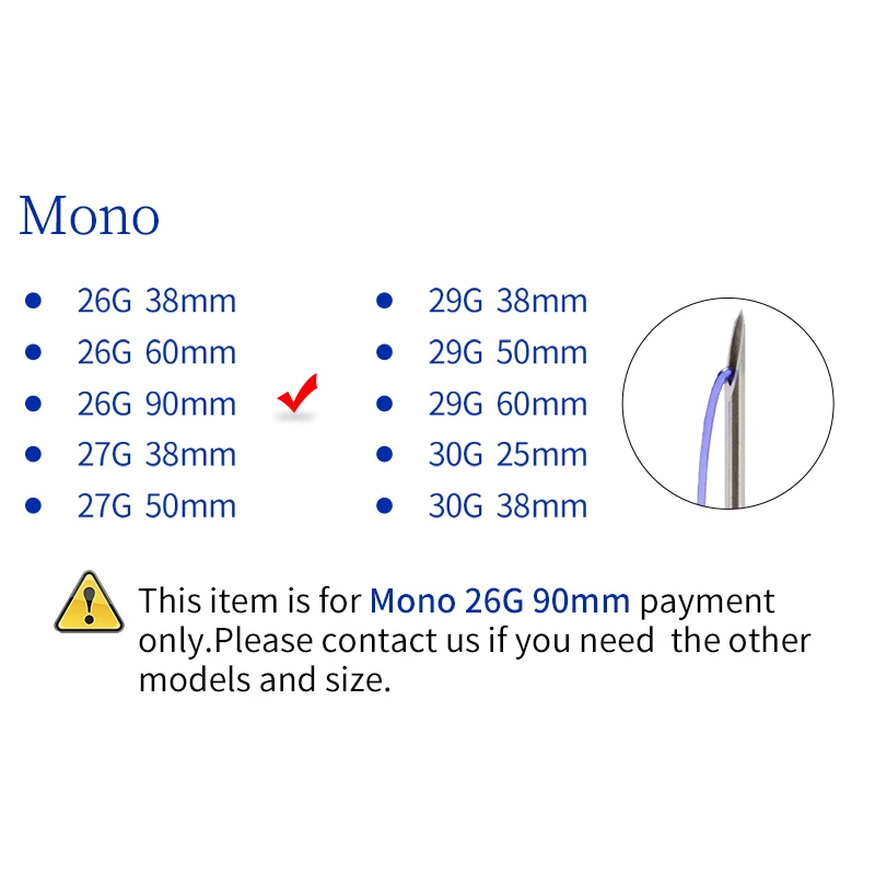 Beauty skin care barbed cog facial tensor threads medical suture face nose  v lifting mono 26g 90mm pdo thread