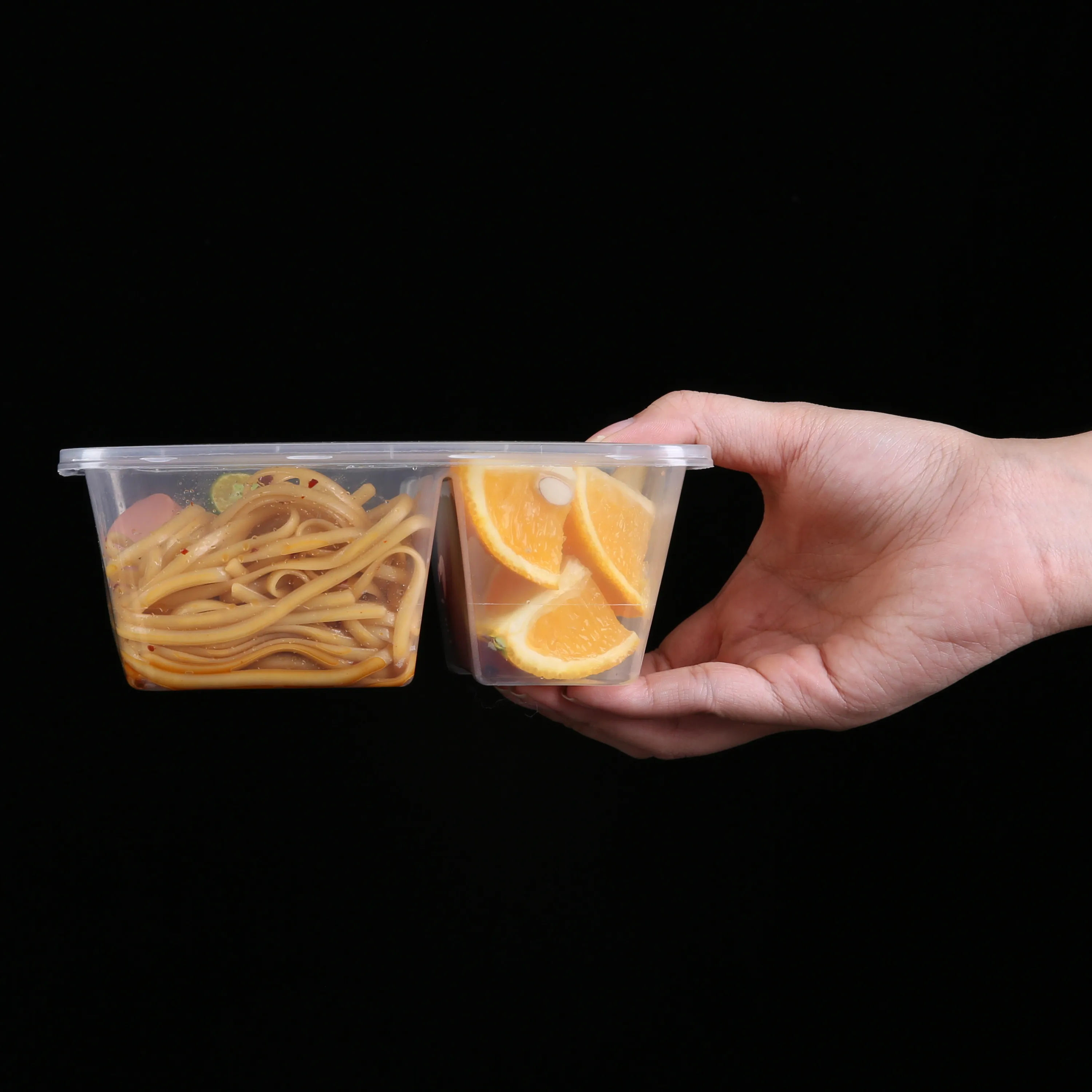 Plastic packing set disposable food container for takeaway storage