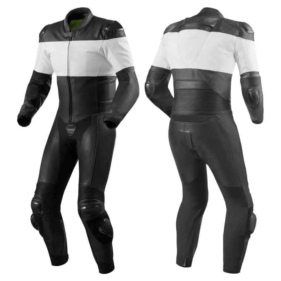 Professional Top Hot Products Motorbike Racing Leather Suit / Genuine Cowhide Leather Racing Motorbike Custom Logo Suit