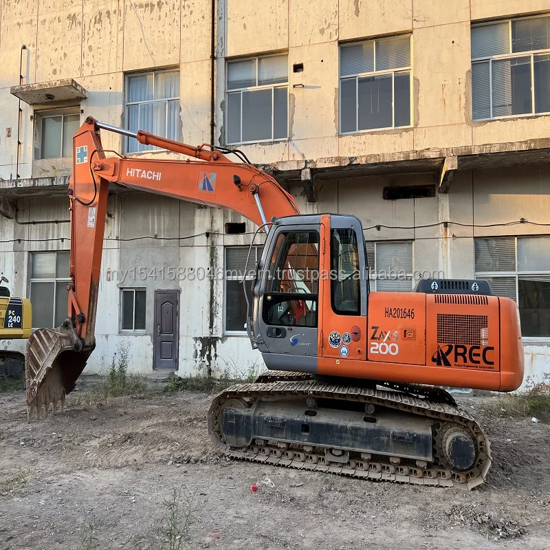 Used Hitachi excavator ZX200-6 crawler excavator for sale excavator hitachi ZAXIS 200 200-6 with imported engine