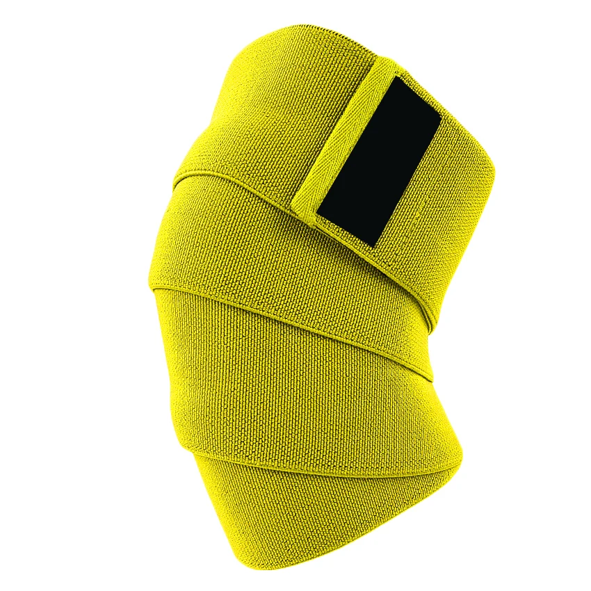 Adjustable Breathable Top Quality Cheap Price Custom Made OEM Weight Lifting Knee Wraps Fitness & Body Building