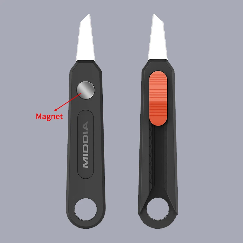 Ceramic Utility Knife Cardboard OEM Portable Safety Box Cutter With Sawtooth Edge Handle Zirconia Knives