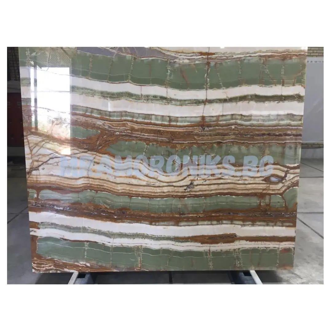 Brown Agate Onyx Marble Natural Stones Transparent for Hotel and Villa Wall and Floor Decoration Slabs & Tiles