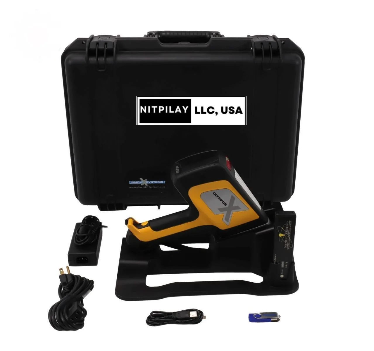 NITPILAY LLC USED Olym-pus Innov-X Delta-Professional DPO-2000 Handheld XRF Analyzers w/Alloys