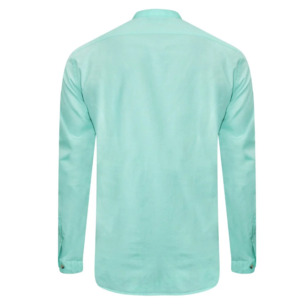 Men Clothing Casual Wear Turn Down Collar Shirts 100% Cotton Material Wholesale Light Weight Men Dress Shirt