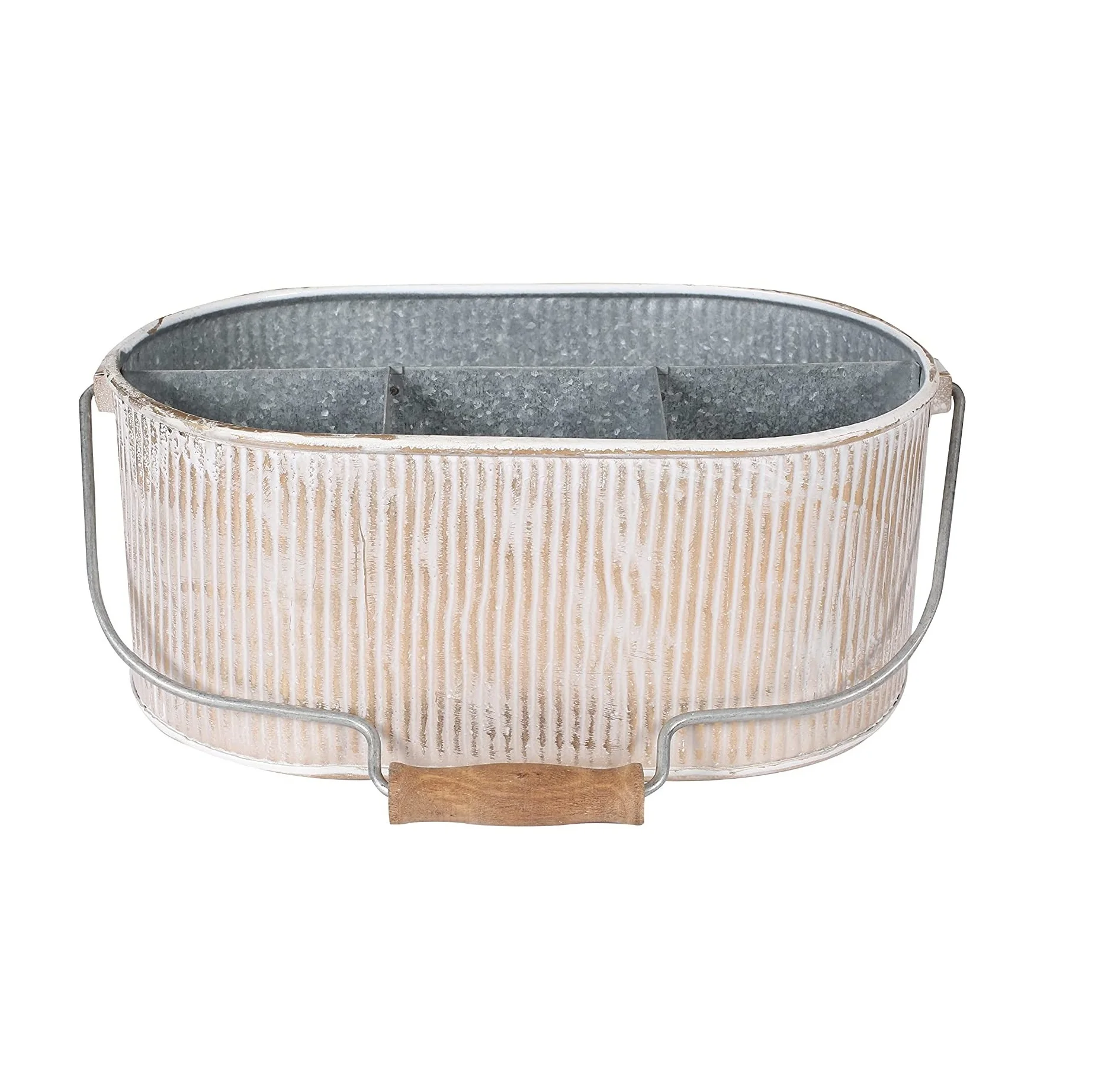 Galvanized Caddy Holder Set of 4 New Metal Galvanized Caddy Holder For Kitchen Ware New Metal Cutlery holder In Wholesale Price