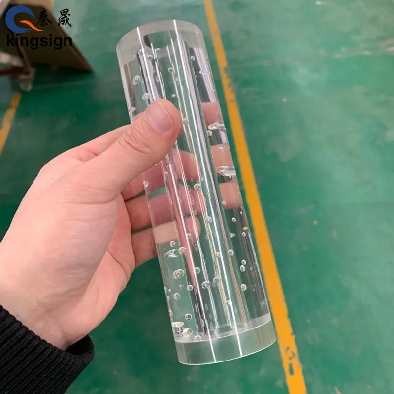 Flexible diameters Bubble Acrylic Tubes Plexiglass bubble pipes